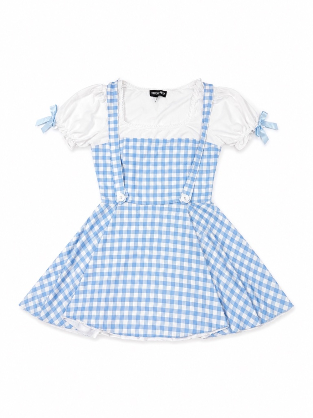 Dolls Kill Trickz N’ Treatz Dorothy Gingham Costume Dress L Wizard of Oz